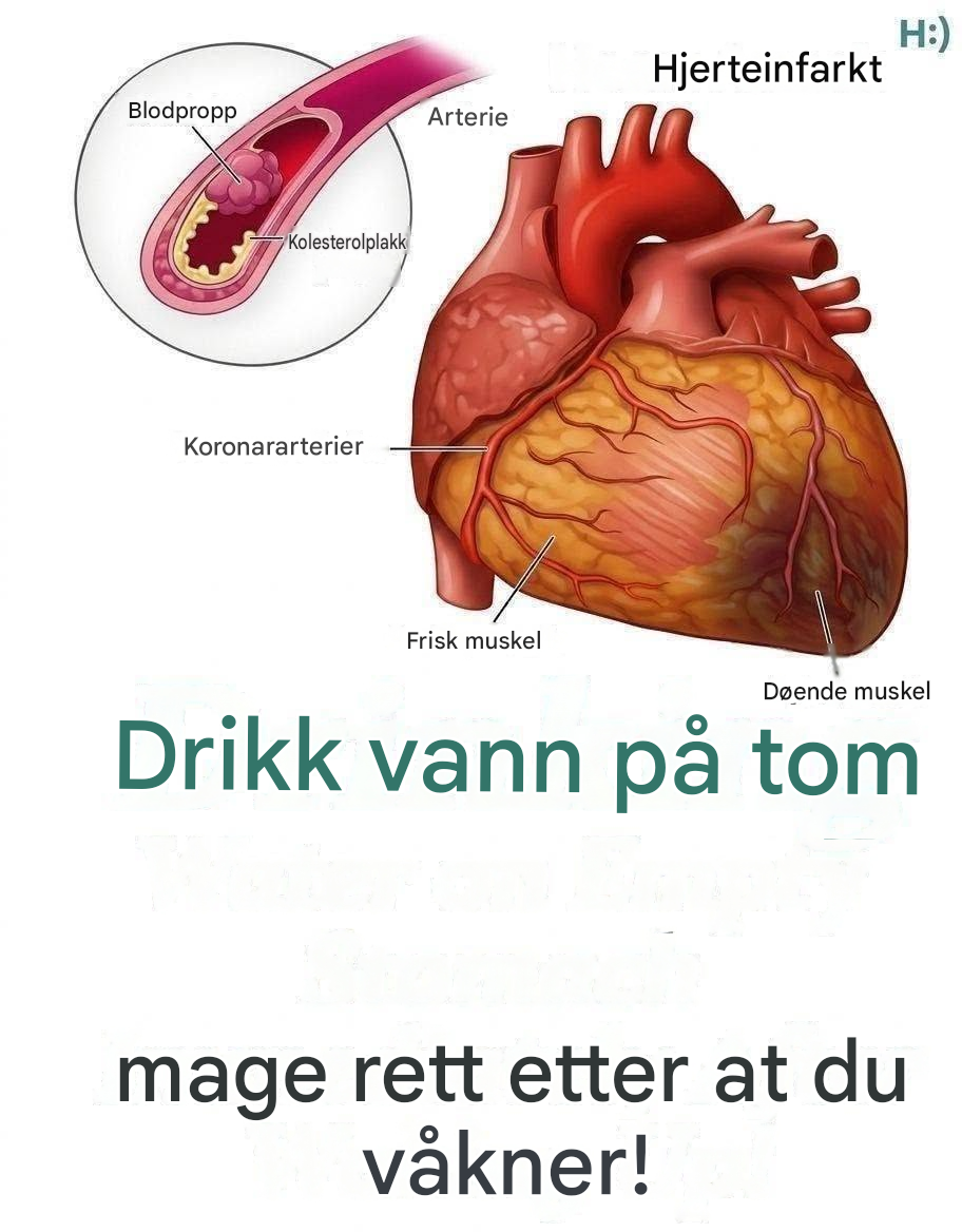 Visste du at det å drikke vann på tom mage kan være...