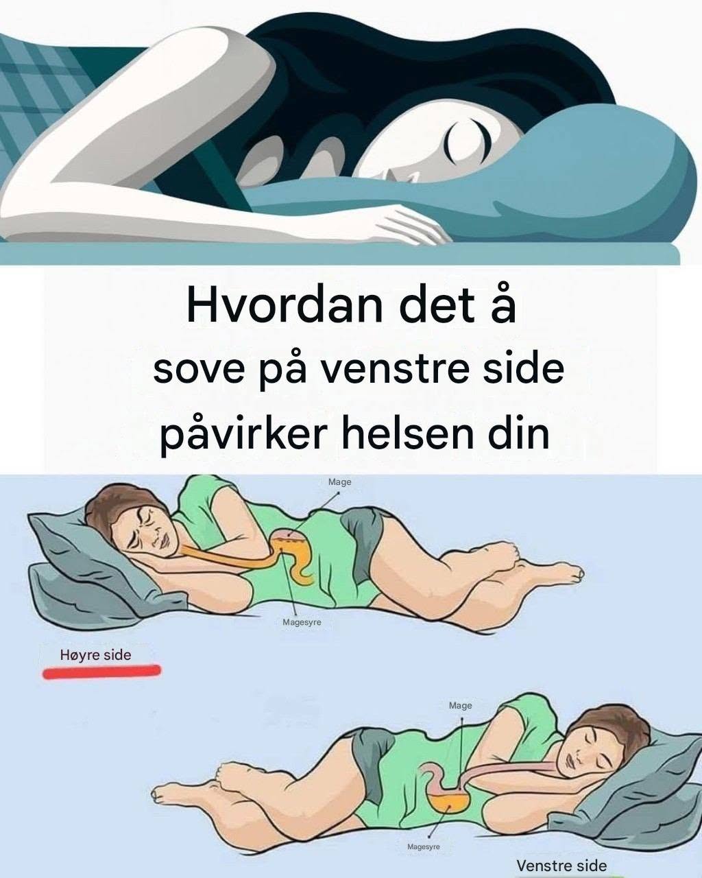Hvorfor sovestillingen din kan forkorte livet ditt