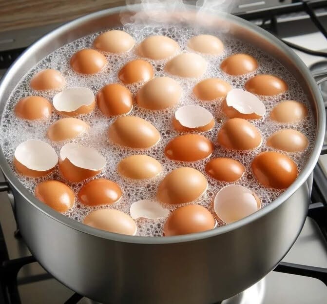Slutt å kaste dem. Kok eggeskall og si farvel til… Vis mer